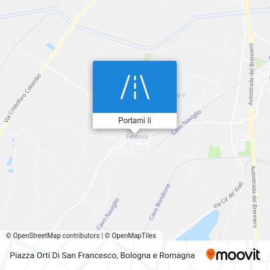 Mappa Piazza Orti Di San Francesco