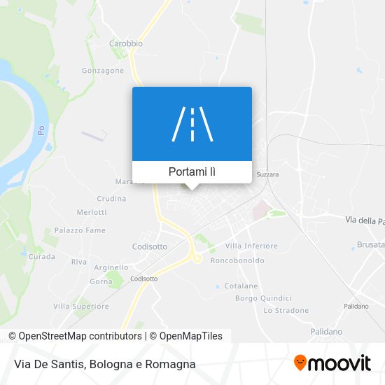Mappa Via De Santis
