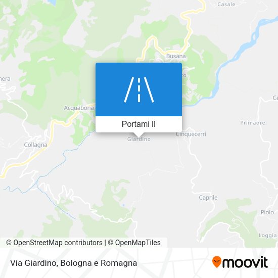 Mappa Via Giardino