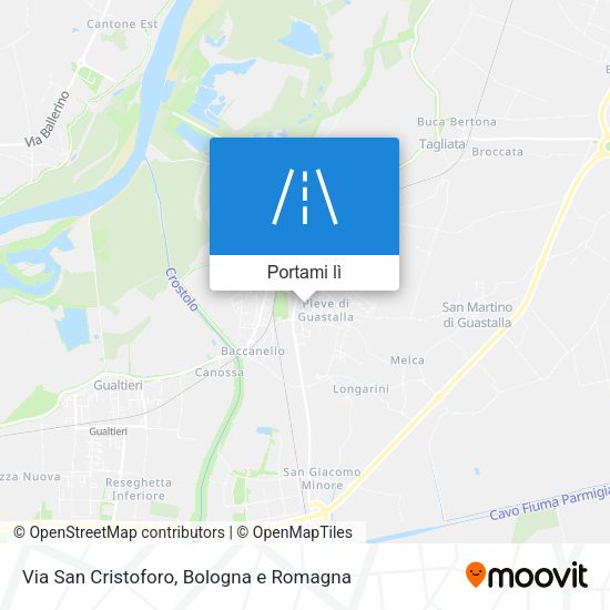 Mappa Via San Cristoforo