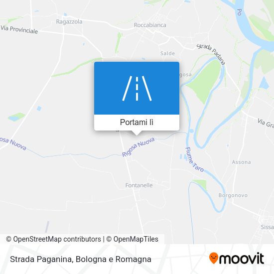 Mappa Strada Paganina