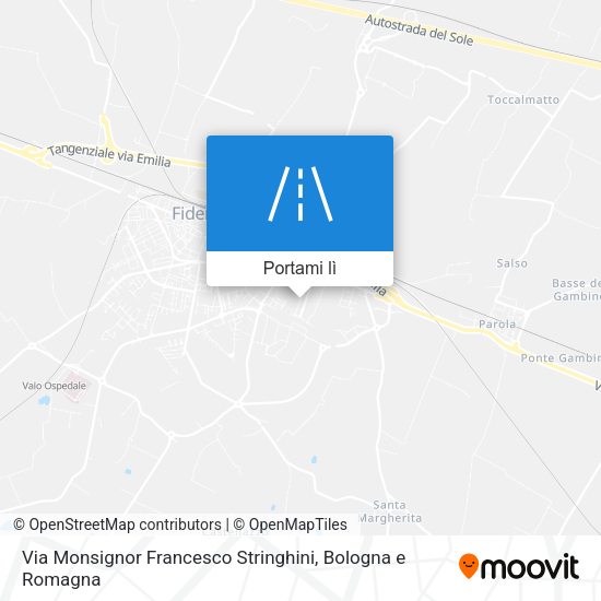 Mappa Via Monsignor Francesco Stringhini