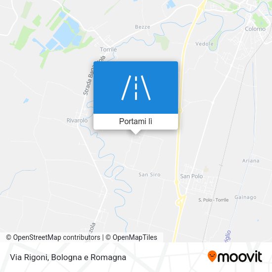 Mappa Via Rigoni