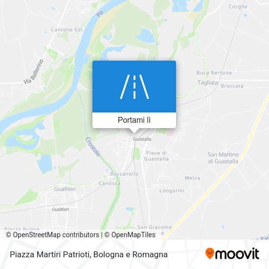 Mappa Piazza Martiri Patrioti