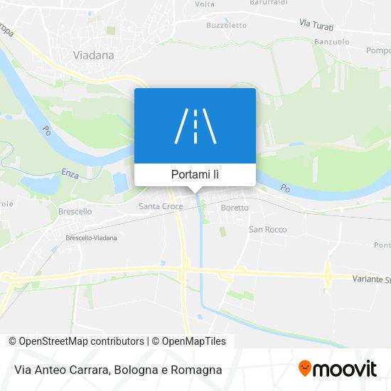 Mappa Via Anteo Carrara