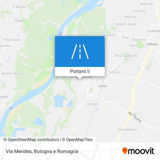 Mappa Via Mendes