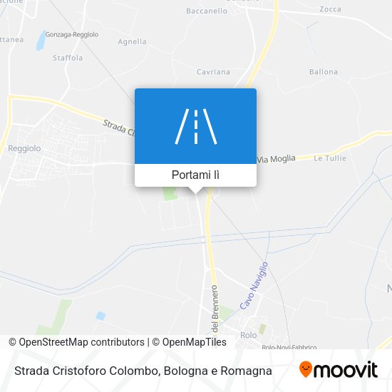 Mappa Strada Cristoforo Colombo