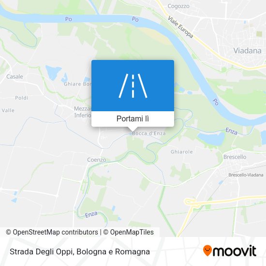 Mappa Strada Degli Oppi