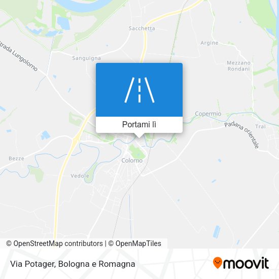 Mappa Via Potager