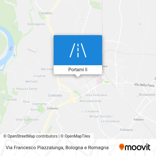 Mappa Via Francesco Piazzalunga