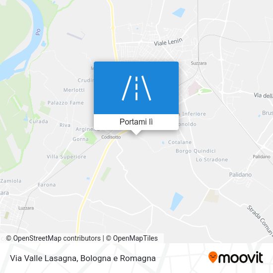 Mappa Via Valle Lasagna