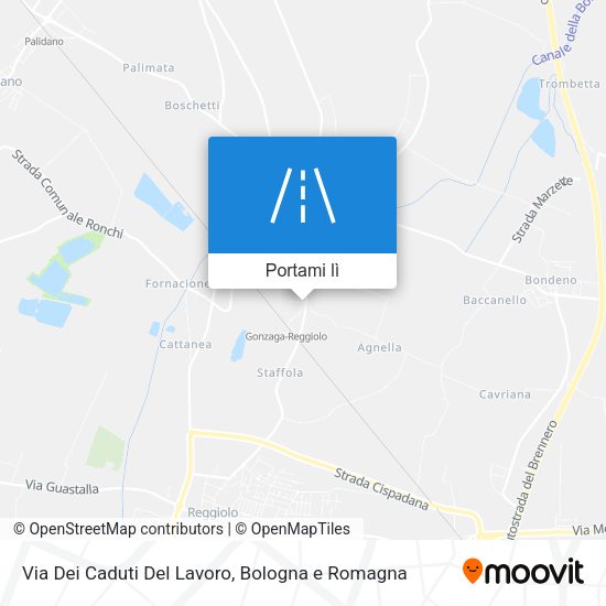 Mappa Via Dei Caduti Del Lavoro