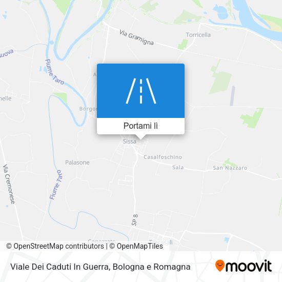 Mappa Viale Dei Caduti In Guerra