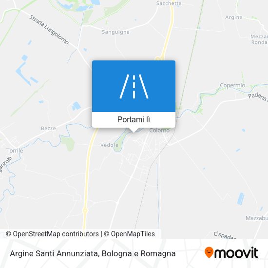 Mappa Argine Santi Annunziata