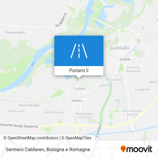 Mappa Sentiero Caldaren