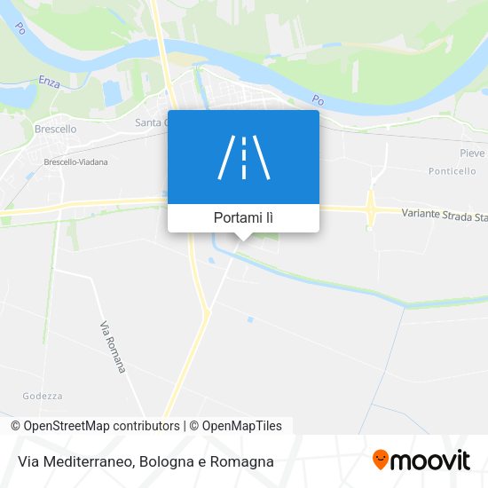 Mappa Via Mediterraneo