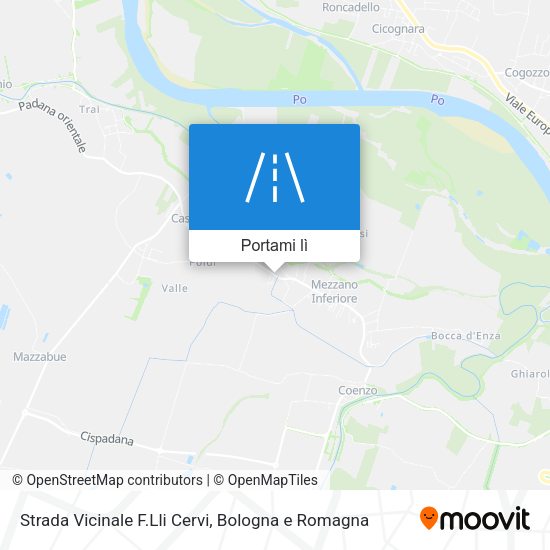 Mappa Strada Vicinale F.Lli Cervi