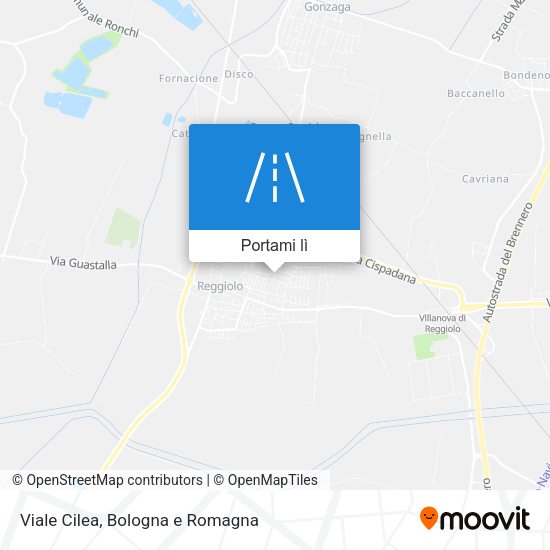 Mappa Viale Cilea