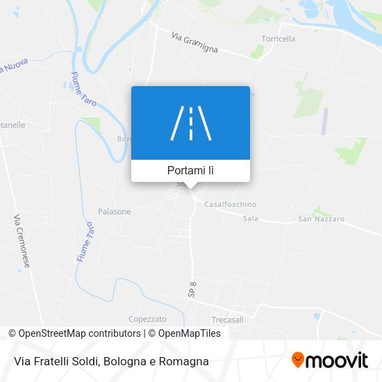 Mappa Via Fratelli Soldi