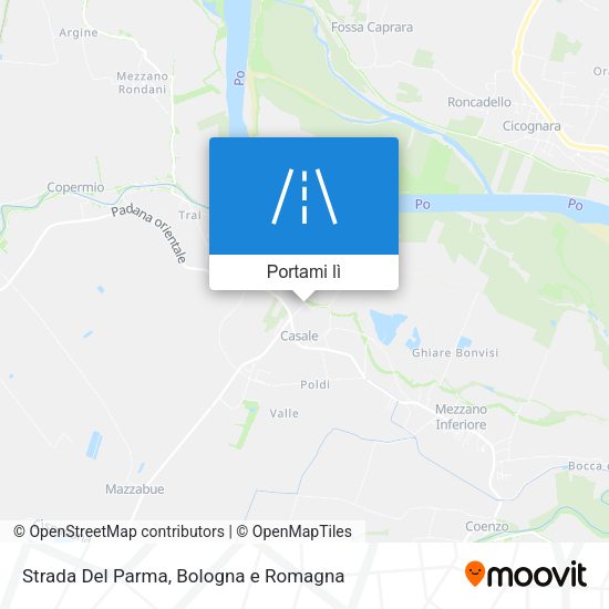 Mappa Strada Del Parma