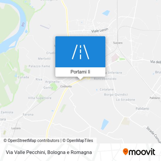 Mappa Via Valle Pecchini