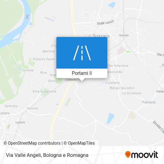 Mappa Via Valle Angeli