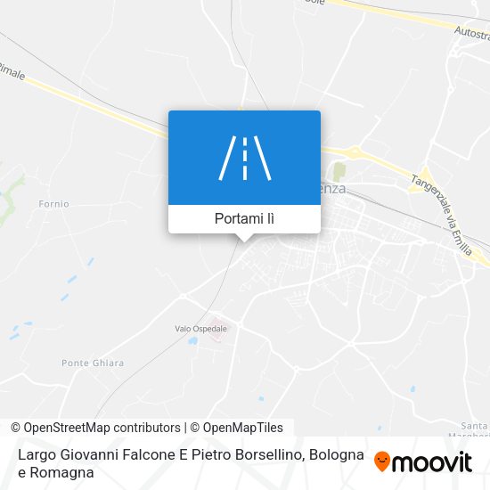 Mappa Largo Giovanni Falcone E Pietro Borsellino