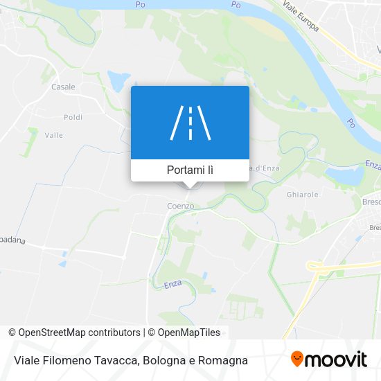 Mappa Viale Filomeno Tavacca