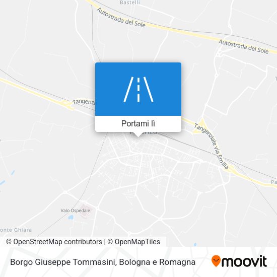 Mappa Borgo Giuseppe Tommasini