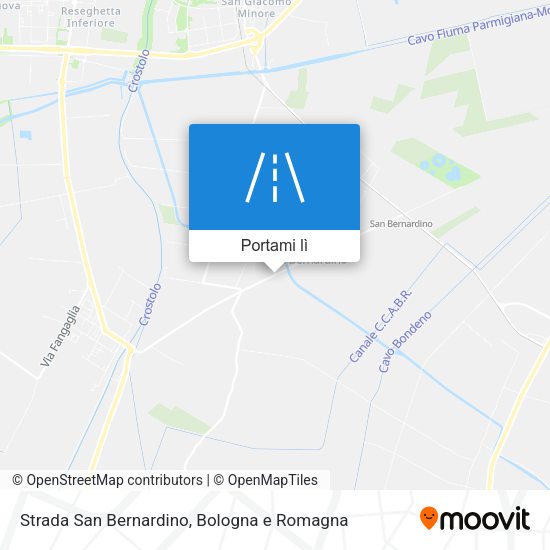 Mappa Strada San Bernardino
