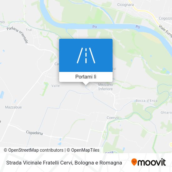 Mappa Strada Vicinale Fratelli Cervi