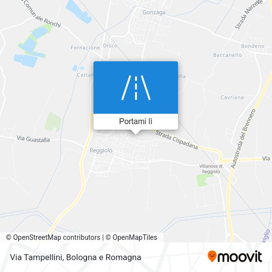 Mappa Via Tampellini