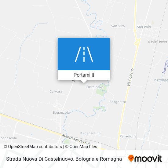 Mappa Strada Nuova Di Castelnuovo
