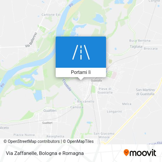 Mappa Via Zaffanelle