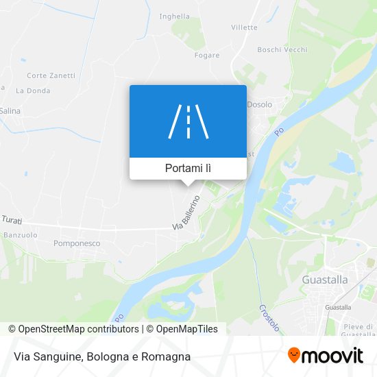 Mappa Via Sanguine