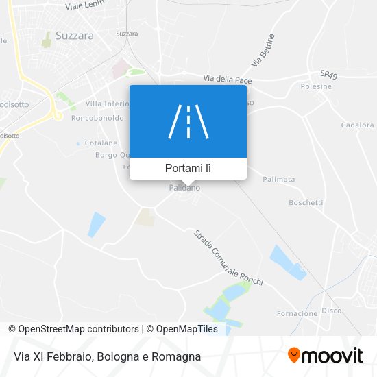 Mappa Via XI Febbraio