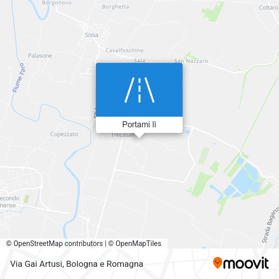 Mappa Via Gai Artusi