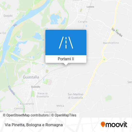 Mappa Via Pinetta