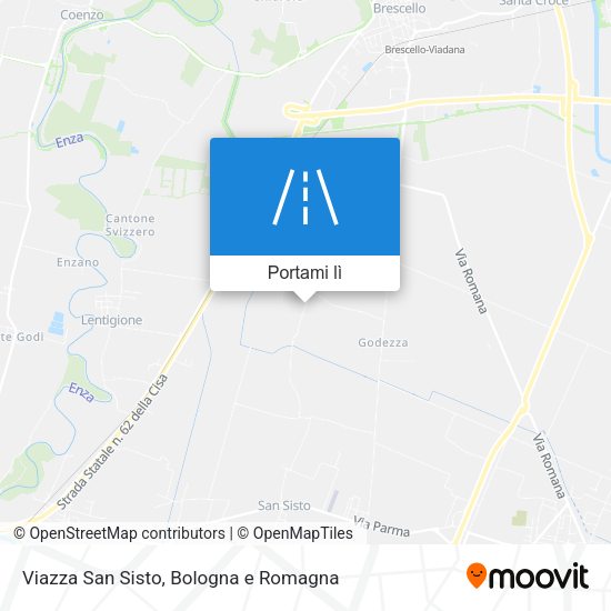 Mappa Viazza San Sisto
