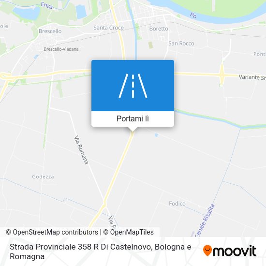 Mappa Strada Provinciale 358 R Di Castelnovo