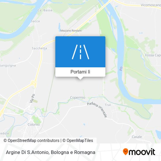 Mappa Argine Di S.Antonio