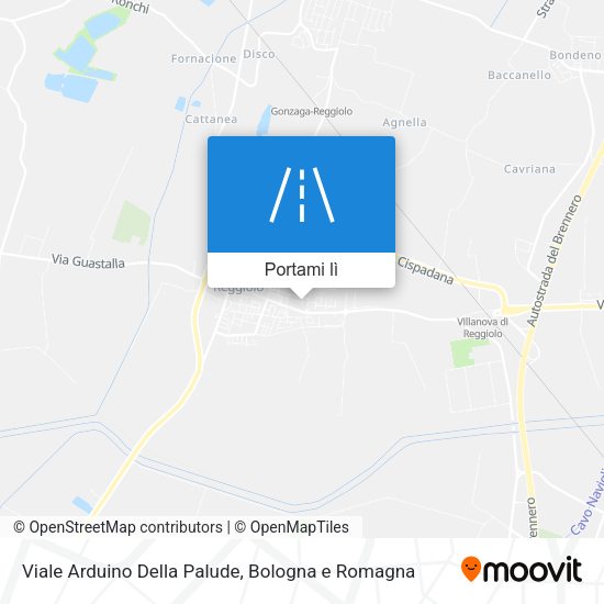 Mappa Viale Arduino Della Palude