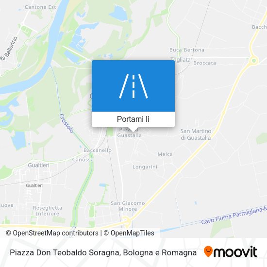 Mappa Piazza Don Teobaldo Soragna
