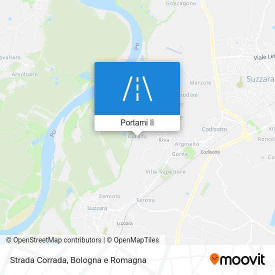 Mappa Strada Corrada