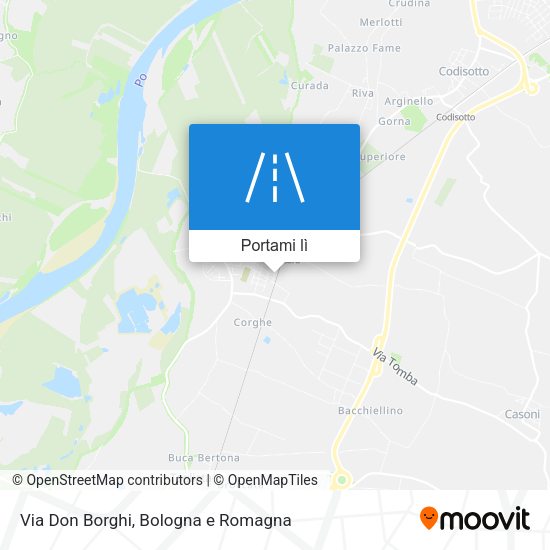 Mappa Via Don Borghi