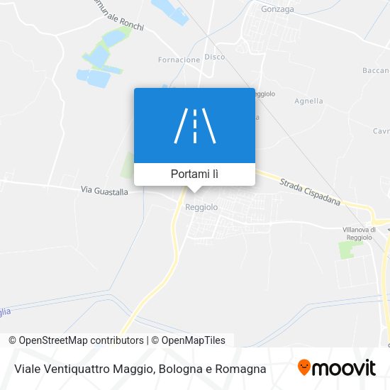 Mappa Viale Ventiquattro Maggio