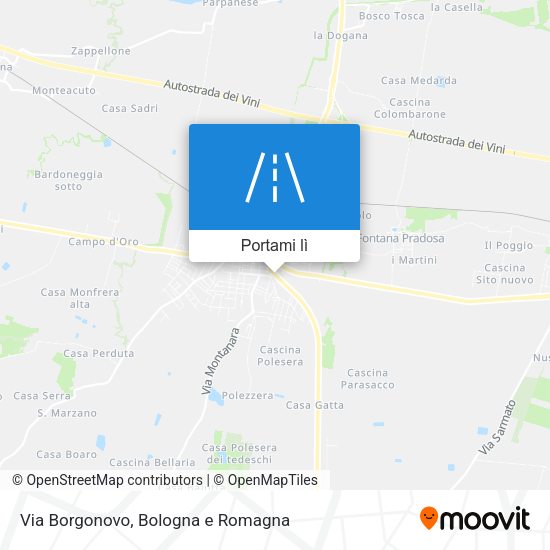 Mappa Via Borgonovo