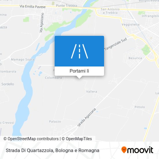 Mappa Strada Di Quartazzola