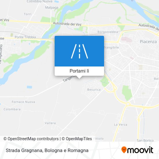 Mappa Strada Gragnana