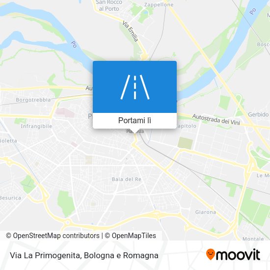 Mappa Via La Primogenita
